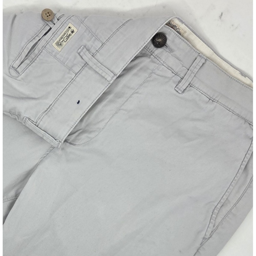 Faherty Island Life Chino Pant Mens Size 33 Light Gray 30"